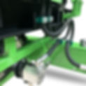 Our design on the Yardbeast LZ-505 has been carefully done to conceal and organize all the hydraulic hoses in such a way that are not seen and makes them less distracting to the operator while in use