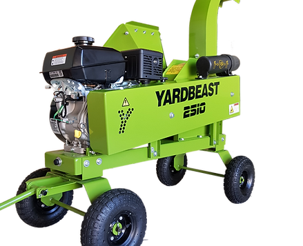 The station wagon design on the Yardbeast 2510 makes it very convenient to move the chipper around your property