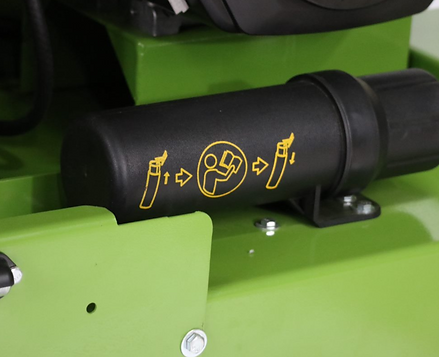 even de manual canister on our chippers is made heavy duty